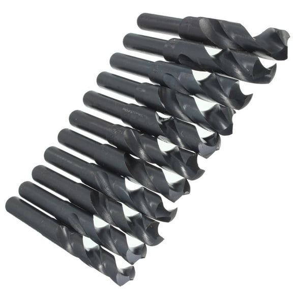 SENRISE High Speed Steel Reduced Drill Bit with 1/2'' Shank for Steel Wood Machining Ø 14mm Black