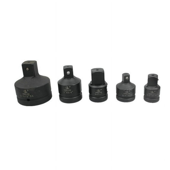 SENRISE Impact Socket Reducer Adapter CR-MO Replacement Accessories 1/2" to 3/8" Phosphating Black