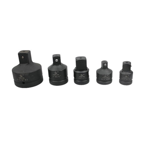 SENRISE Impact Socket Reducer Adapter CR-MO Replacement Accessories 1/4" to 3/8" Phosphating Black