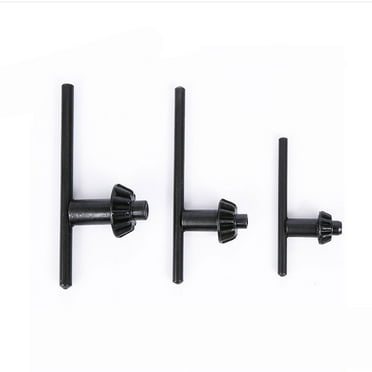 SENRISE Mini Drill Chuck Key Kit Drill Press Replacement Drill Chuck Wrench Kit for 10/13/16mm Chucks Black