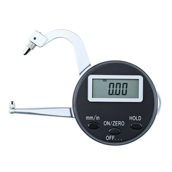 SENRISE Mini Electronic Digital Thickness Gauge Caliper LED Display Measuring Tool Black