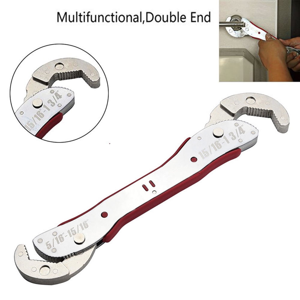SENRISE Multifunction Handy Wrench Spanner Pipe Tool High-Carbon Steel ...