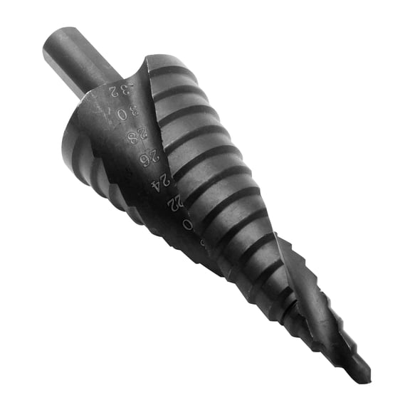 SENRISE Nitriding Spiral Groove Drilling Ladder Drill Bit Size 4-32mm Black