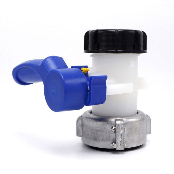 SENRISE PE Material Transfer Interface Reusable Butterfly Valve DN40(62mm) DN50(75mm) White Blue