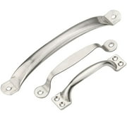 SENRISE Stainless Steel Door Handle Pull for Cabinet Bookcase and Drawer Size 105mm Silver