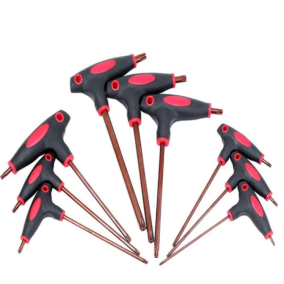 SENRISE T-Handle Torx Screwdriver, Alloy Steel T15, Durable, Comfortable Grip Screwdriver