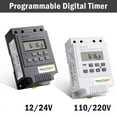 thumbnail image 1 of SENRISE TM616 Programmable Digital Timer Switch Time Relay Control 12-220V Black/White, 1 of 7