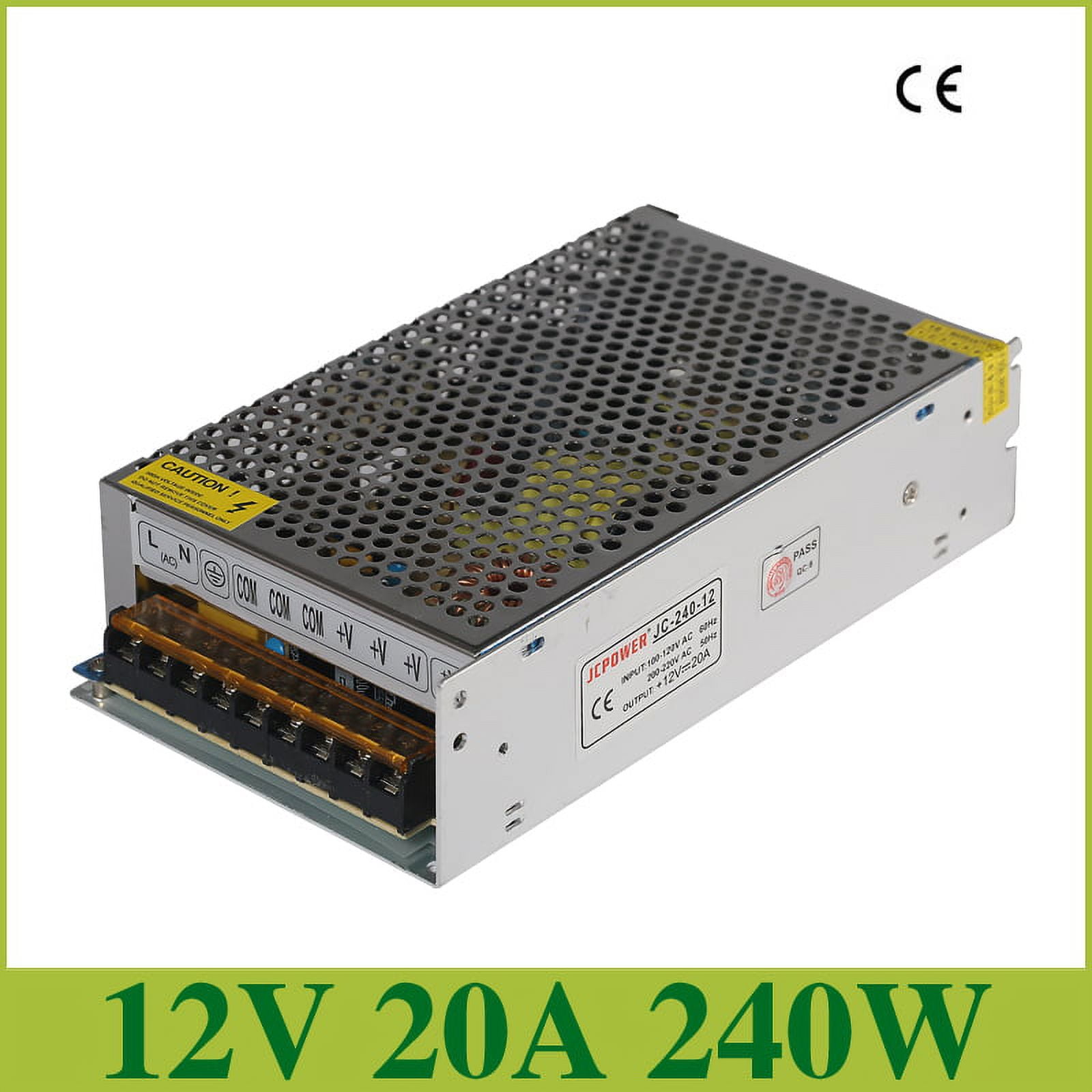 12v 20a 240w switching led-netzteil, 100 ~ 120v/200 ~ 240v ac
