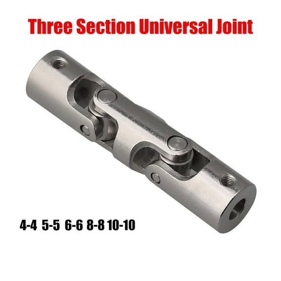 SENRISE Universal Joint Coupler Wrench with Screws Steel Swivel Socket Adapter Tools