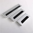 thumbnail image 1 of SENRISE Wire Cable Hole Cover Flip Open Aluminium Alloy for Office Table Computer Desk 80×280mm, 1 of 4