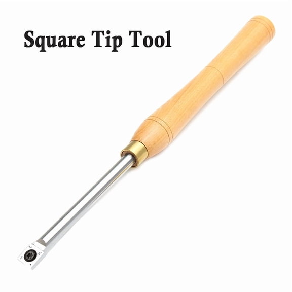 SENRISE Wood Turning Carbide Tool Carbide Lathe Tools Diamond/Square/Round Tip Tool DIY Craft 400mm