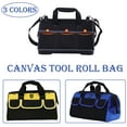 thumbnail image 1 of SENRISE Zipper Tool Bag with Removable Carry Handles 11 Pockets Gardening Home Tool Container, 1 of 4