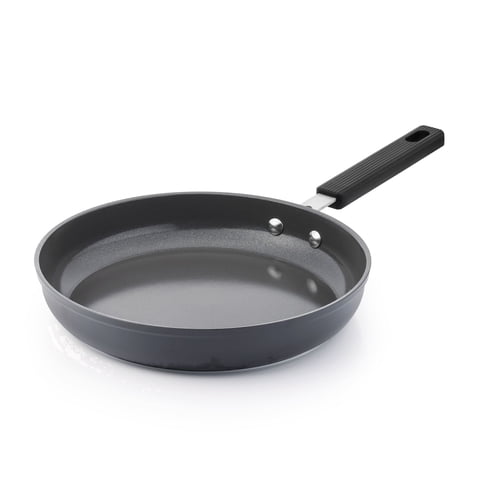 SENSARTE Nonstick Ceramic Frying Pan Skillet, Induction Omelette Pan Egg Pan, Healthy Cookware Chef's Pan with Heat-Resistant Handle, Gray, 9.5"