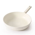thumbnail image 1 of SENSARTE 12 Inch Ceramic Frying Pan Skillet, White Nonstick Omelet Pan, Healthy Chef's Pan, Kitchen Egg Pan with Anti-Scald Handle, Dishwasher Safe, Induction Compatible, 1 of 7
