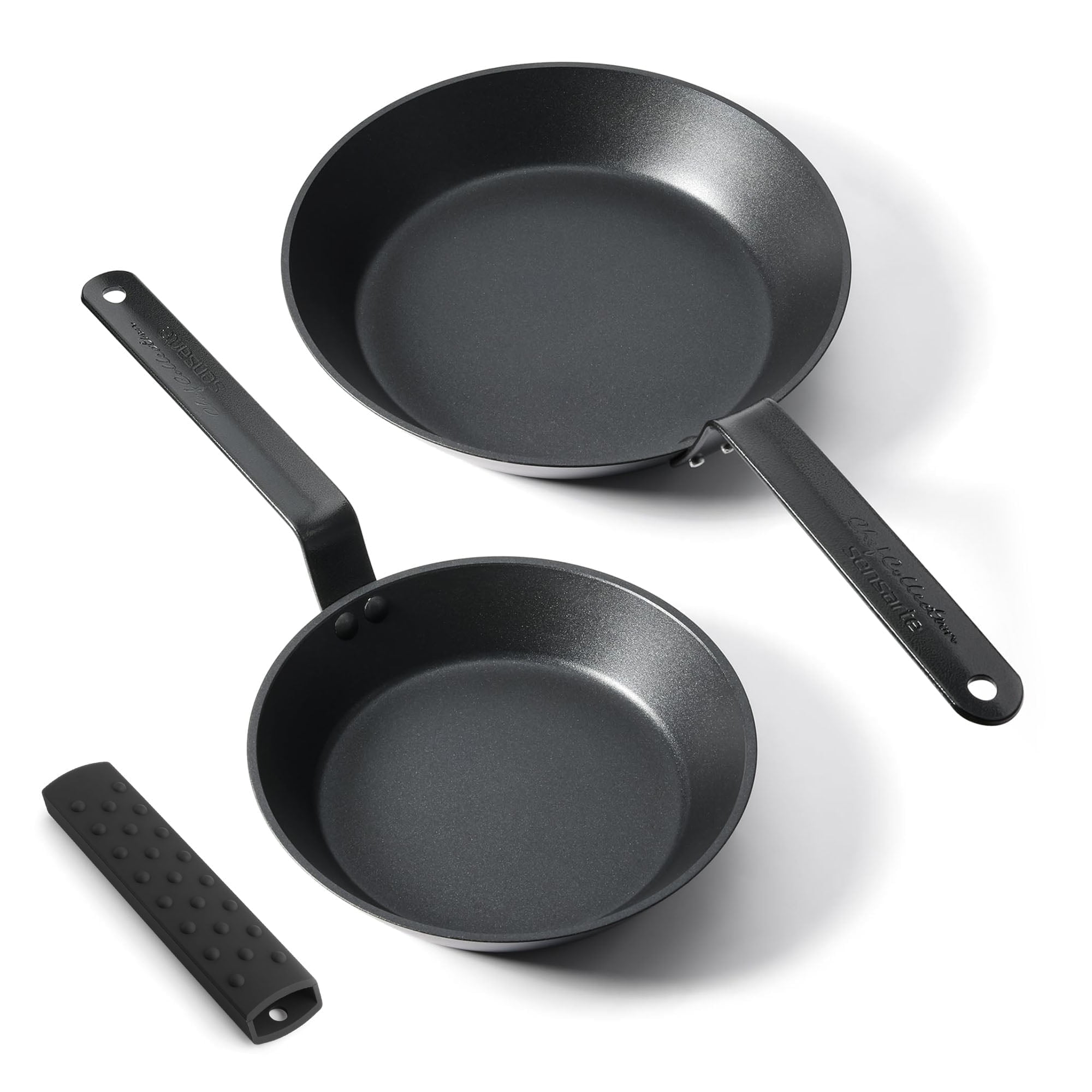 Walmart exclusive discounts  SENSARTE Nonstick Frying Pan Set, 8 inch and 10 inch, Oven Safe Skillets, Induction Compatible, Dishwasher Safe Chef Pan Black
