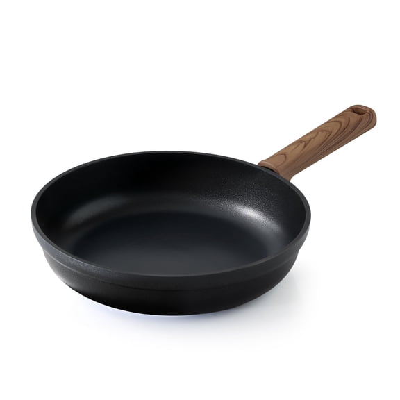 SENSARTE Nonstick Frying Pan Skillet, Titanium Omelette Pan, Induction Egg Pan with Heat-Resistant Handle, Healthy Cookware Chef's Pan, Dishwasher, Black,12"