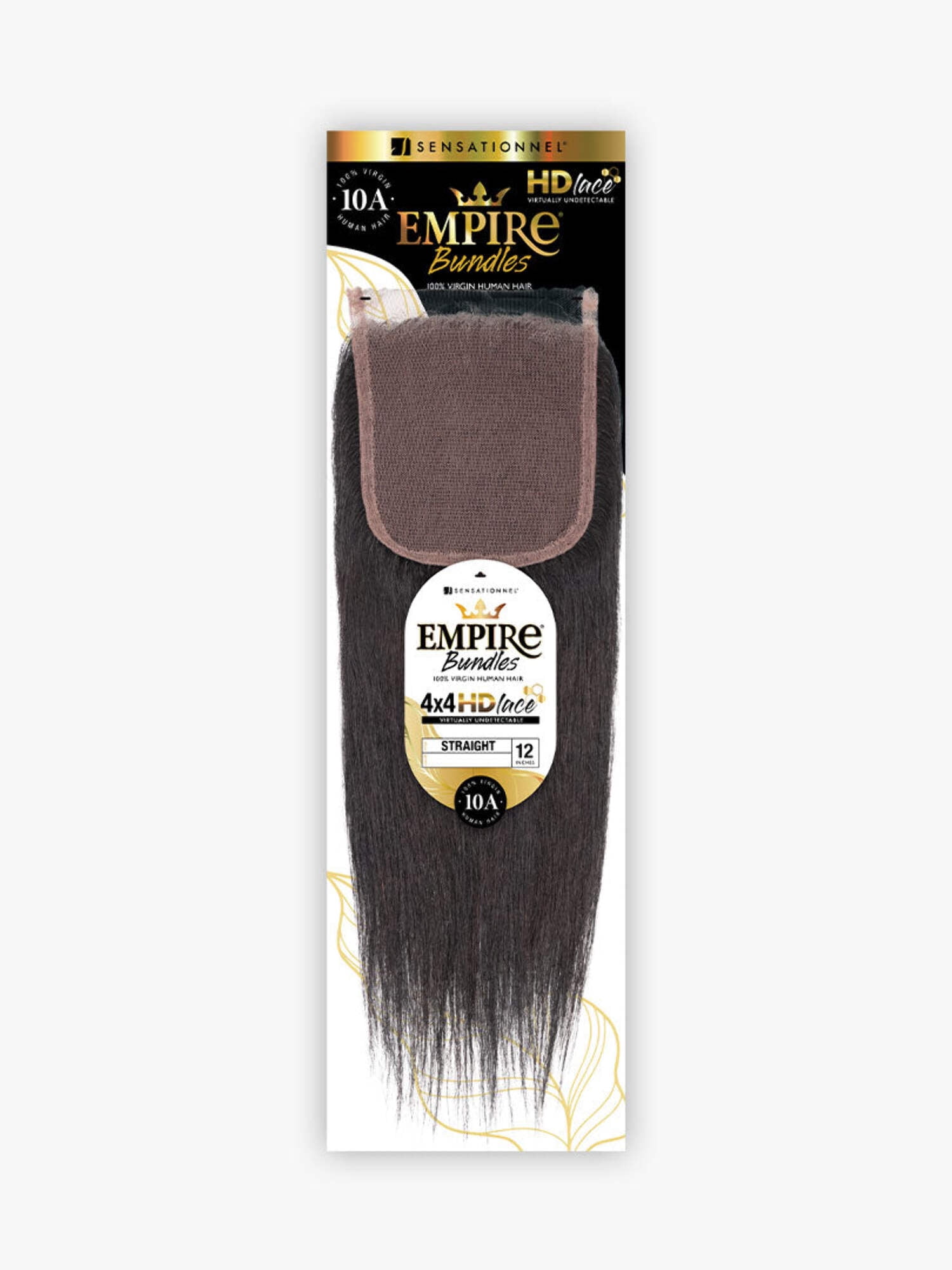 SENSATIONNEL - EMPIRE HH 4 X 4 HD LACE CLOSURE STRAIGHT