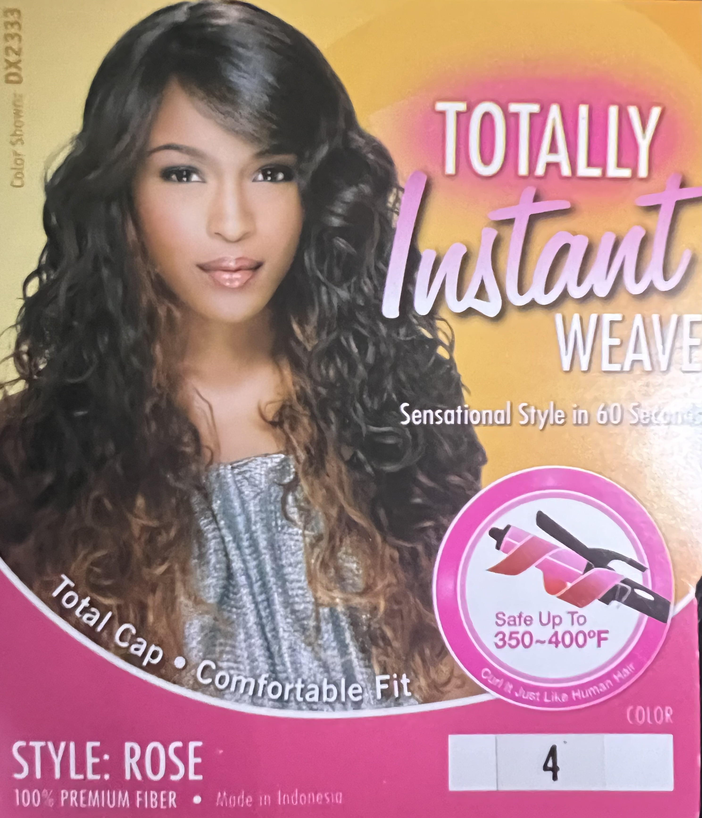 SENSATIONNEL TOTALLY INSTANT WIG -STYLE: ROSE (Color #4 ) - Walmart.com