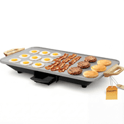 SENSCHEF CookSimple Everyday 20 Inch Electric Griddle, 1700W Nonstick ILAG Granite Surface, Fast Even Heating, Easy to Clean