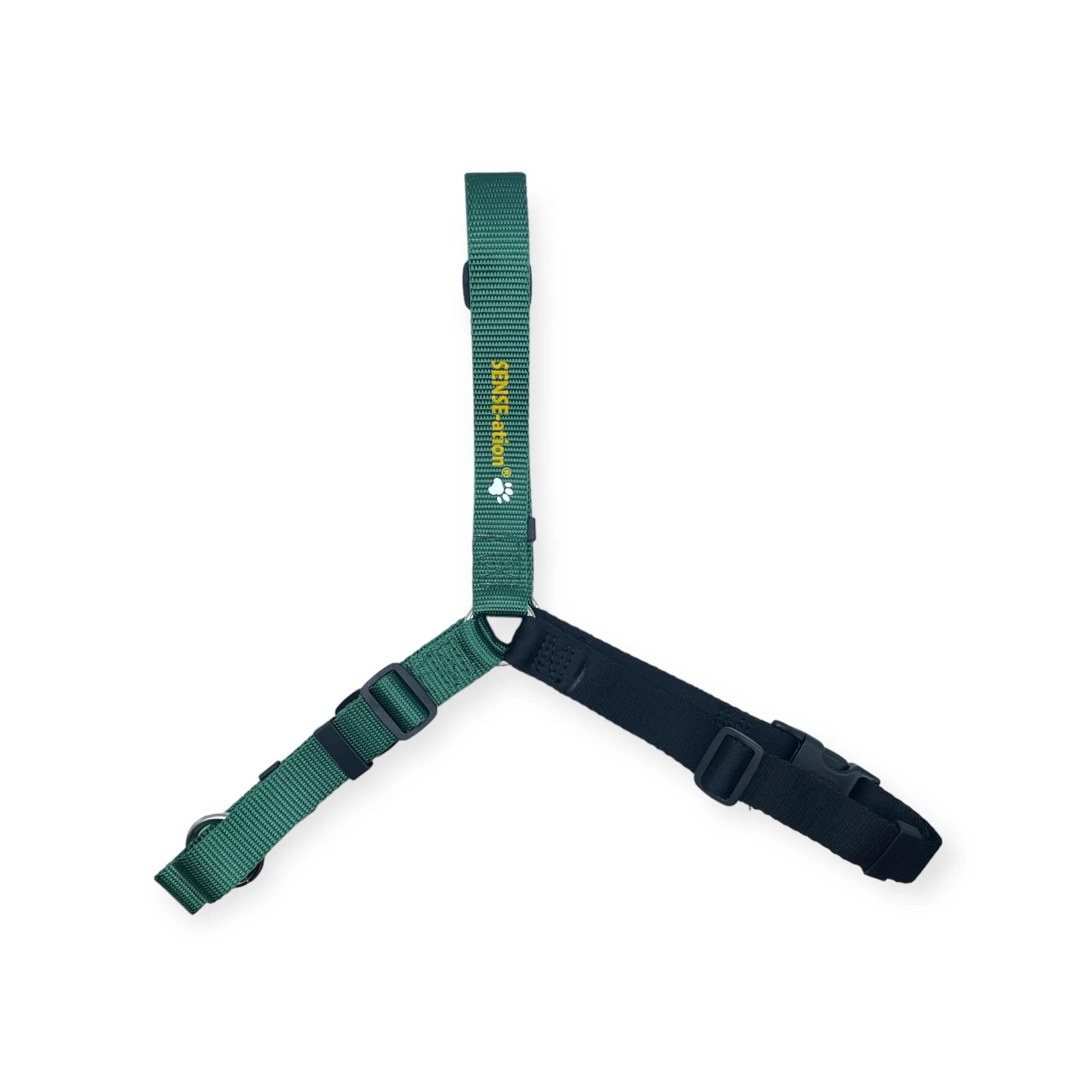 SENSEation® NoPull Dog Training Harness Medium/Large 3/4" Green