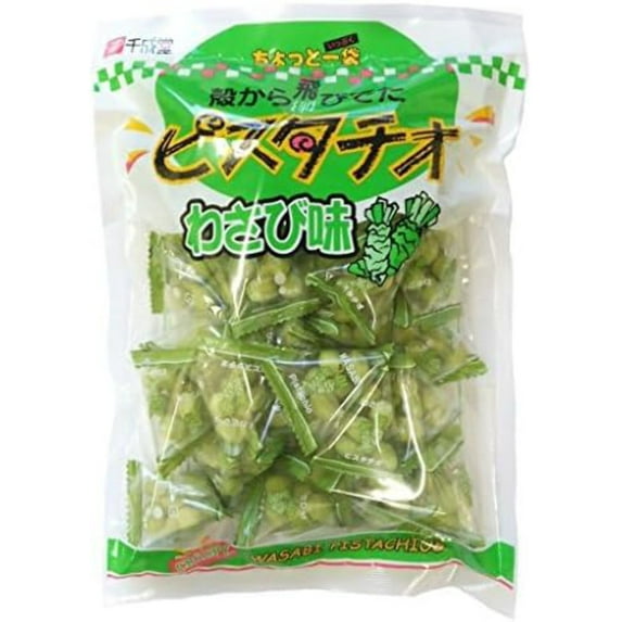 SENSEIDO Green Snack Pistachio Wasabi Flavor 215g - Tokyo Snack Land