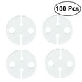 thumbnail image 1 of SENSETH 100 White Balloon Clips for Wedding Birthday Party Supplies, 1 of 6