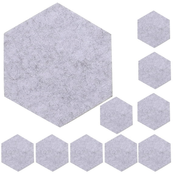 SENSETH 10pcs Office Bulletin Boards Wall Felt Boards Creative Message Boards Display Bulletin Boards