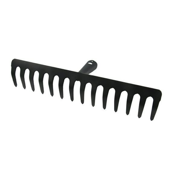 SENSETH 14 Garden Heavy Duty Steel Rake Head (No Handle)