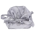 thumbnail image 1 of SENSETH 1PC Night Sleep Bowknot Silk Sleeping Hat Nightcap for Women Lady (Silver Gray), 1 of 8