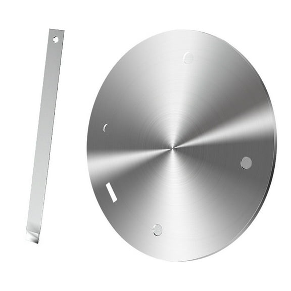 SENSETH 1Pc Induction Cooker Thermal Guide Plate Stainless Steel Board (Silver)