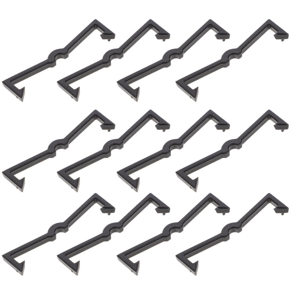 SENSETH 200pcs Black Pegboard Hook Locks for Display Organizer