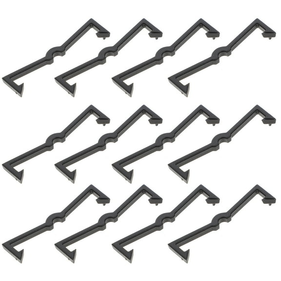 SENSETH 200pcs Black Pegboard Hook Locks for Display Organizer