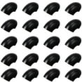 thumbnail image 1 of SENSETH 20Pcs Rubber U-Shaped Chair Leg Tips Non-Slip Foot Covers Black, 1 of 7