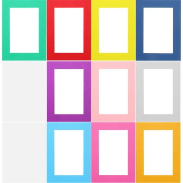 SENSETH 30 Cardboard Picture Frames Colorful Paper Photo Frames 7.47X5.5 inch Wall Decor