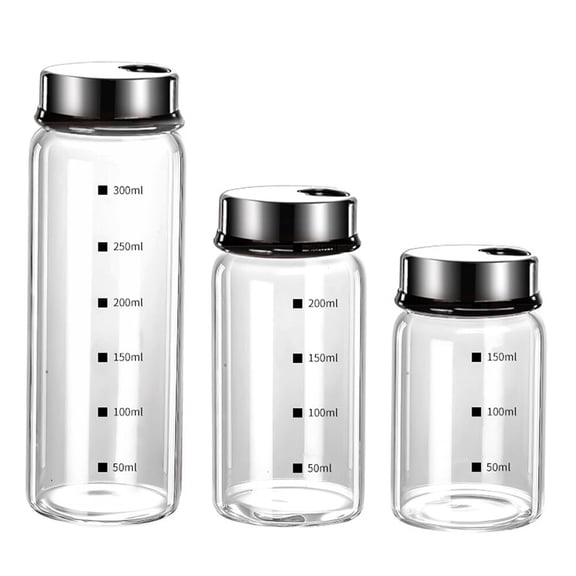 SENSETH 3Pcs Condiment Seasoning Storage Container Useful Condiment Pot Spice Jar