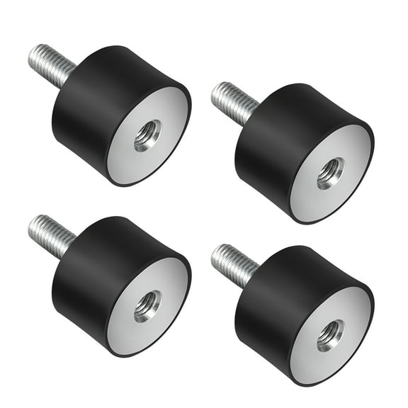 SENSETH 4pcs M8 Rubber Mounts for Motor Generator Compressor Garage Osmosis Pump