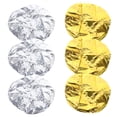 SENSETH 6Pcs Hair Dyeing Caps Aluminum Foil Insulation Cap (Golden