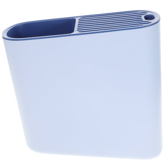 SENSETH Lightweight Kitchen Knife Block Holder with Drainage (Orange)