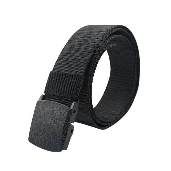 SENSETH Nylon Belt Waist Belt Plastic Buckle Casual Style Waist Belt Adjustable Belt