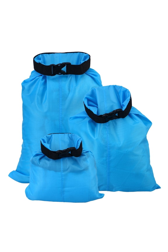 3Pcs Waterproof Pouches Nylon Outdoor Storage for Electronics and Documents