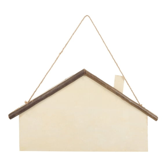 FUEENIRVA Hanging Plaque Sign Beige For Clubs 1Pack 15.4x8.3in