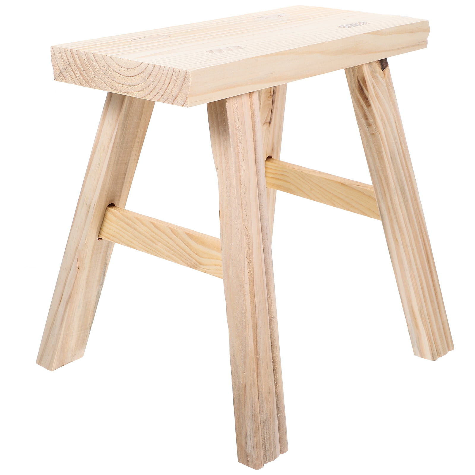 Lowl Retctangular Stool SENSETH Wooden Rectangle Low Stool for Kids, Coffee Table, Bedside Step ...