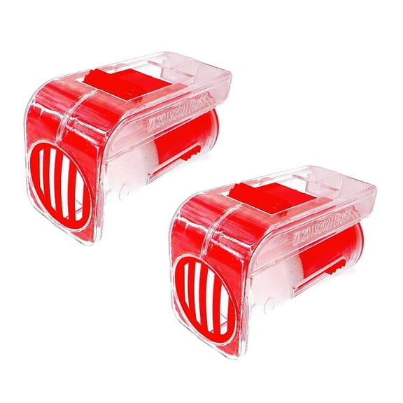 SENSHENGXIN 2 Pcs Queen Bee Marking Bottle, Plastic Bee Queen Marker Cage Red