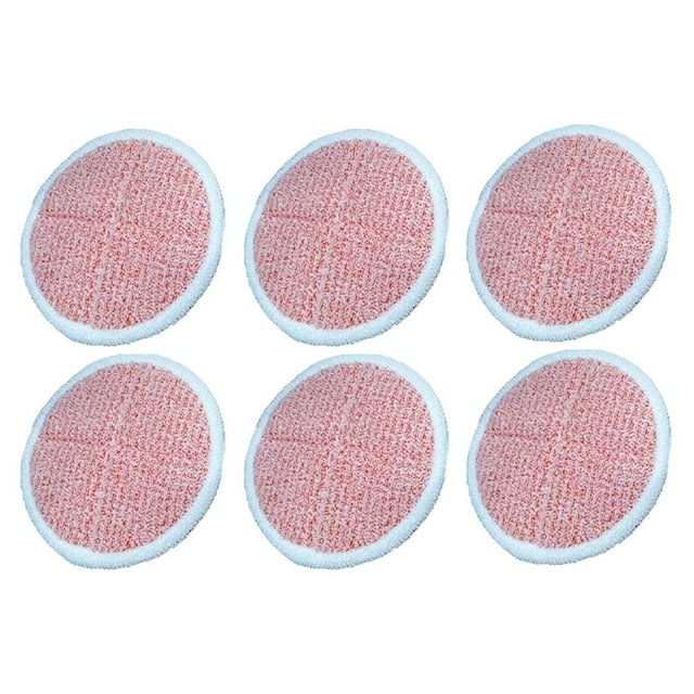 SENSHENGXIN 6 Pack 2124 2039A Heavy Duty Scrub Mop Pads For Bissell Spin Hard Mop Cleaners 6Pcs