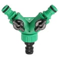 thumbnail image 1 of SENSHENGXIN Garden Hose Splitter 2 Way Tap Adapter Y-Type 3/4in Watering Connector Garden Tap Plastic For Outdoor Lawn Irrigation Faucet, 1 of 9
