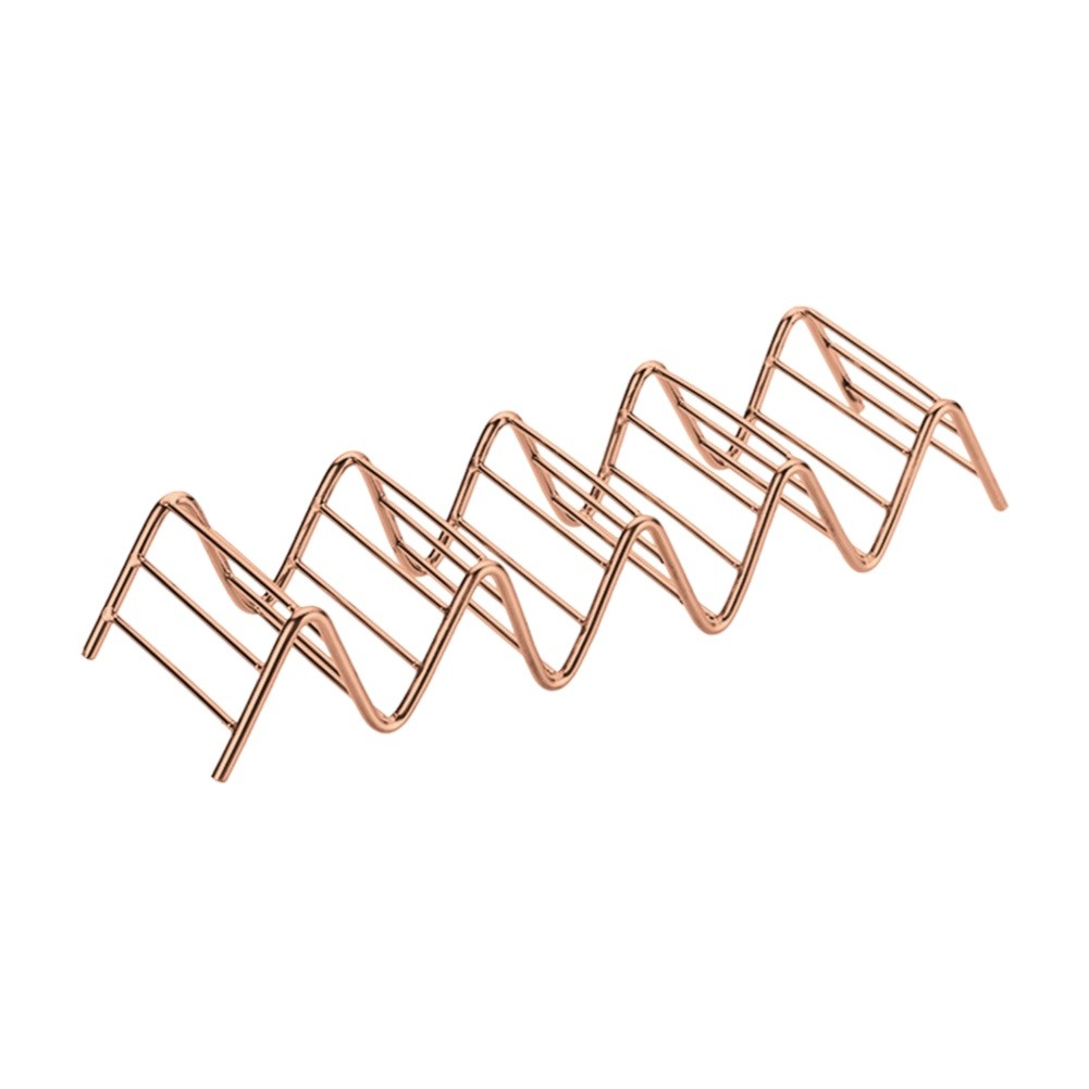 SENSHENGXIN Stainless Steel Taco Holder Wavy Taco Pancake Rack Creative ...