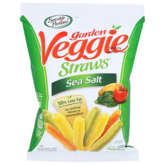 SENSIBLE PORTIONS STRAW VEGGIE LGHTLY SALTD 1 OZ - Pack of 24