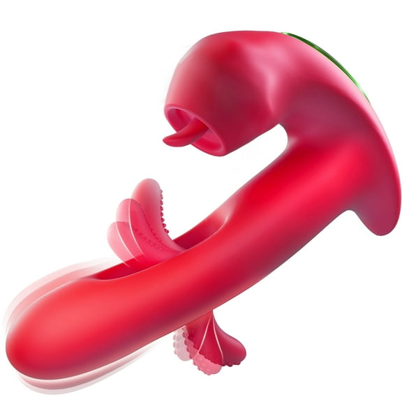 SENSIVO Rose Sex Toy Dildo Vibrators with 7 Kissing Patterns, 7 Vibrations & 10 Flapping Patterns, Powerful Vibrator and Adult Sex Toys for Women,Female Adult Toys