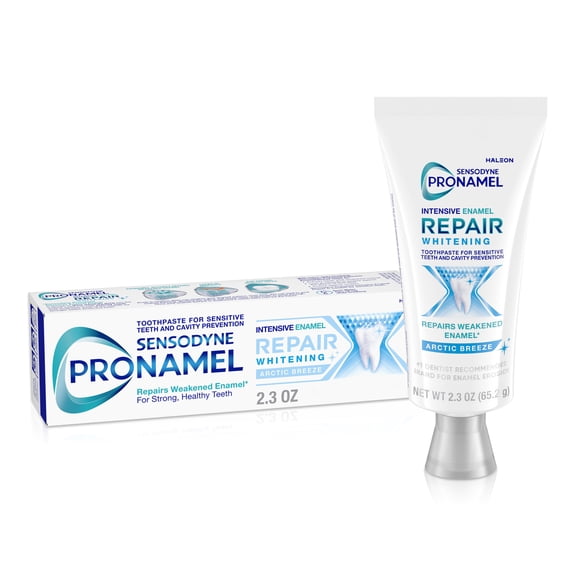 Sensodyne Pronamel Intensive Enamel Repair Toothpaste for Sensitive Teeth and Cavity Protection 2.3 Oz, for Adults