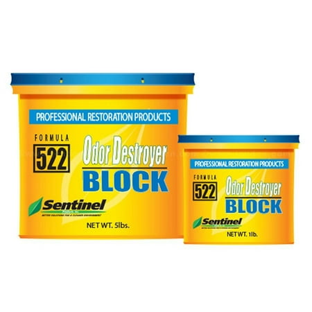 1Pc SENTINEL Formula 522 Odor Destroyer Block, 1 lb